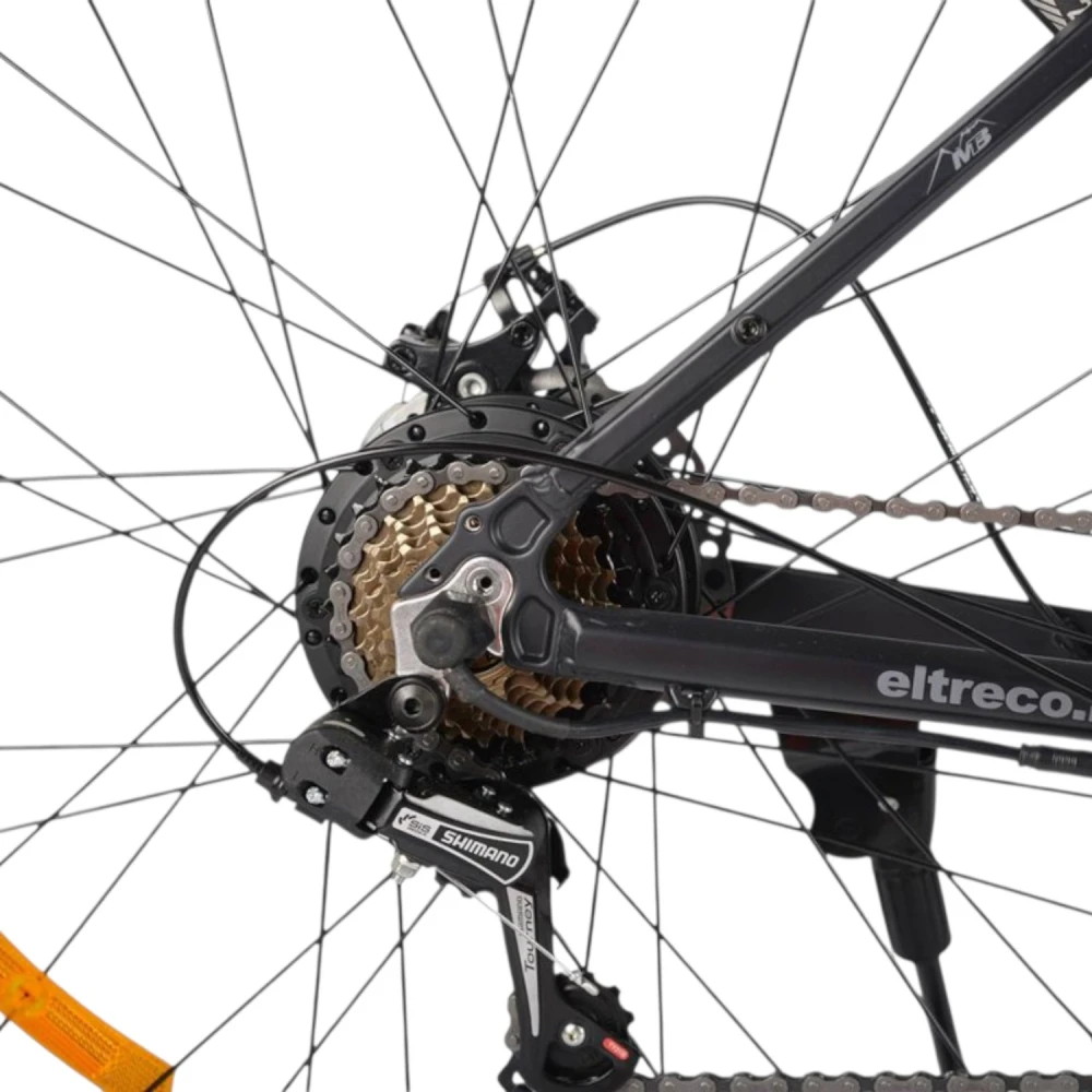 Электровелосипед Eltreco XT 600 Чёрный-матовый 7